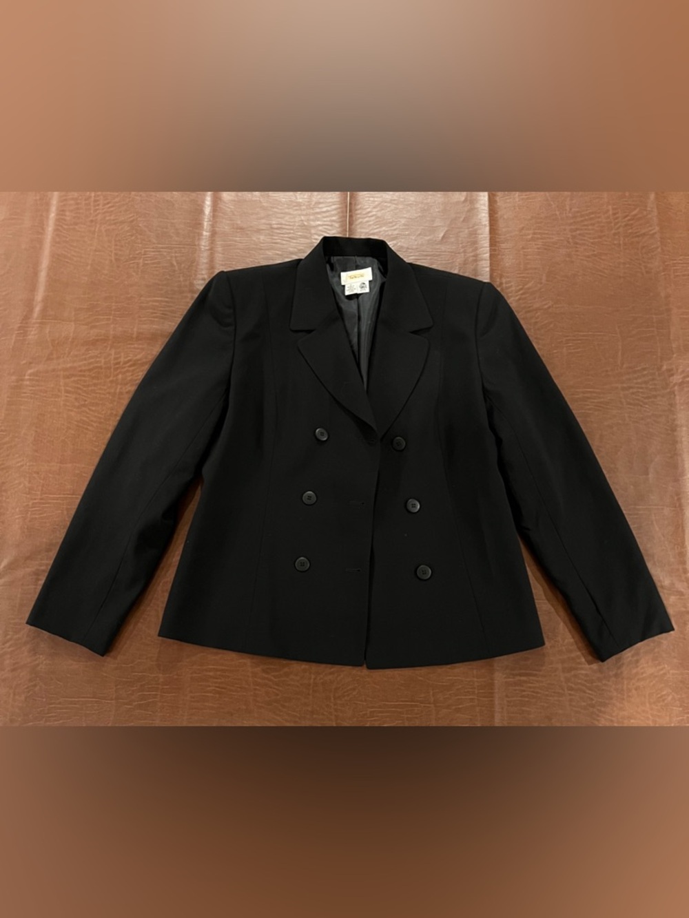 Talbots Women’s Black 3-Button Single Breasted Wool Blazer - Size 8